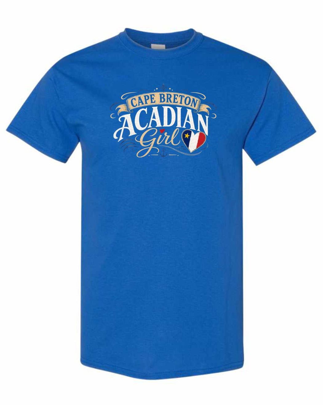 Cape Breton Girl Garment Men's Tee in Royal