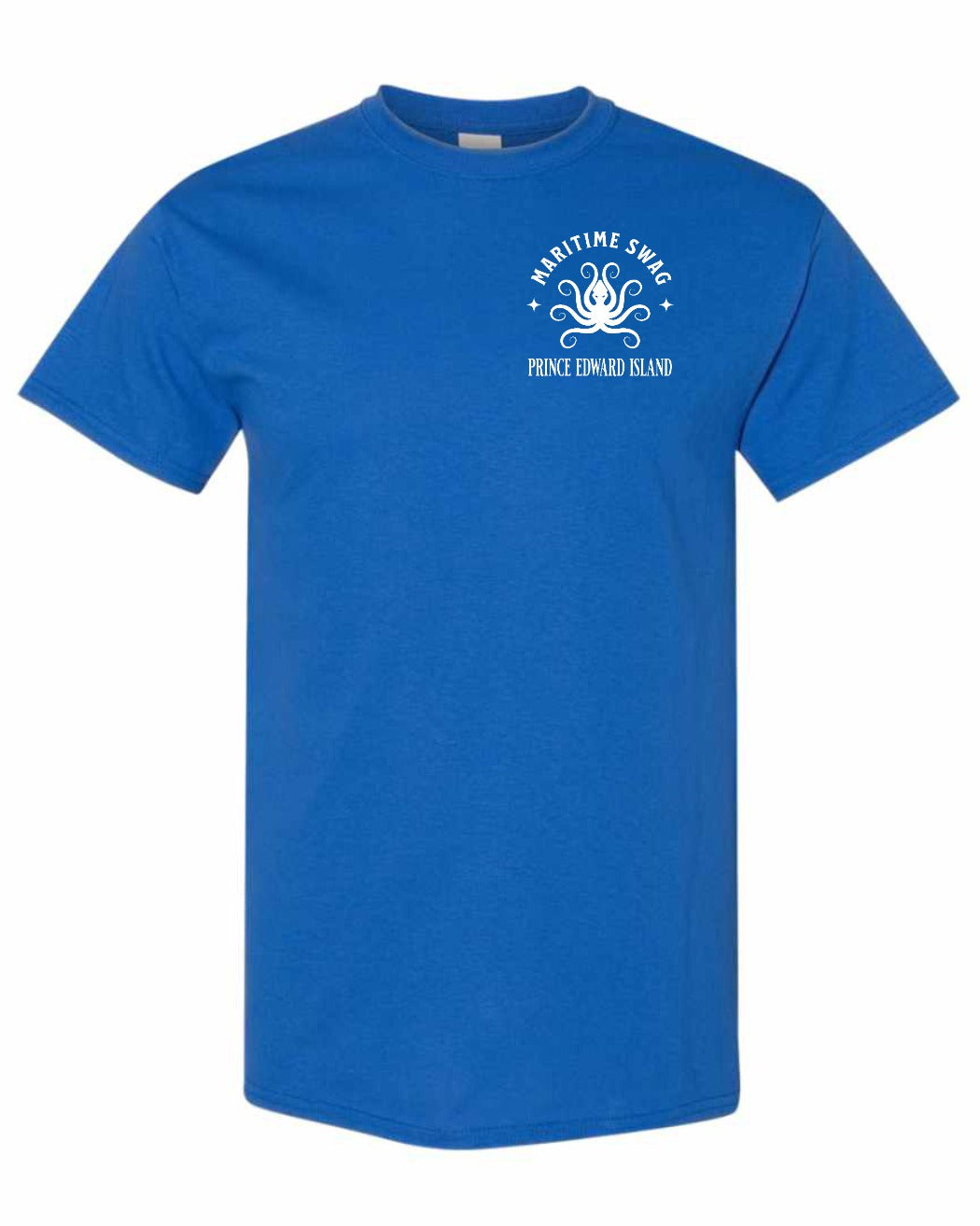 Maritime Swag PEI Octopus Left Chest Men's Tee