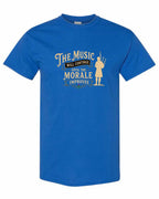 Muisic Will Continue Bagpipes Men's Tee in Royal