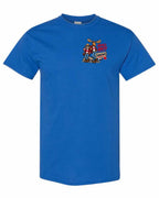 New Mean and Nasty Canadians Left Chest Men's Tee in Royal