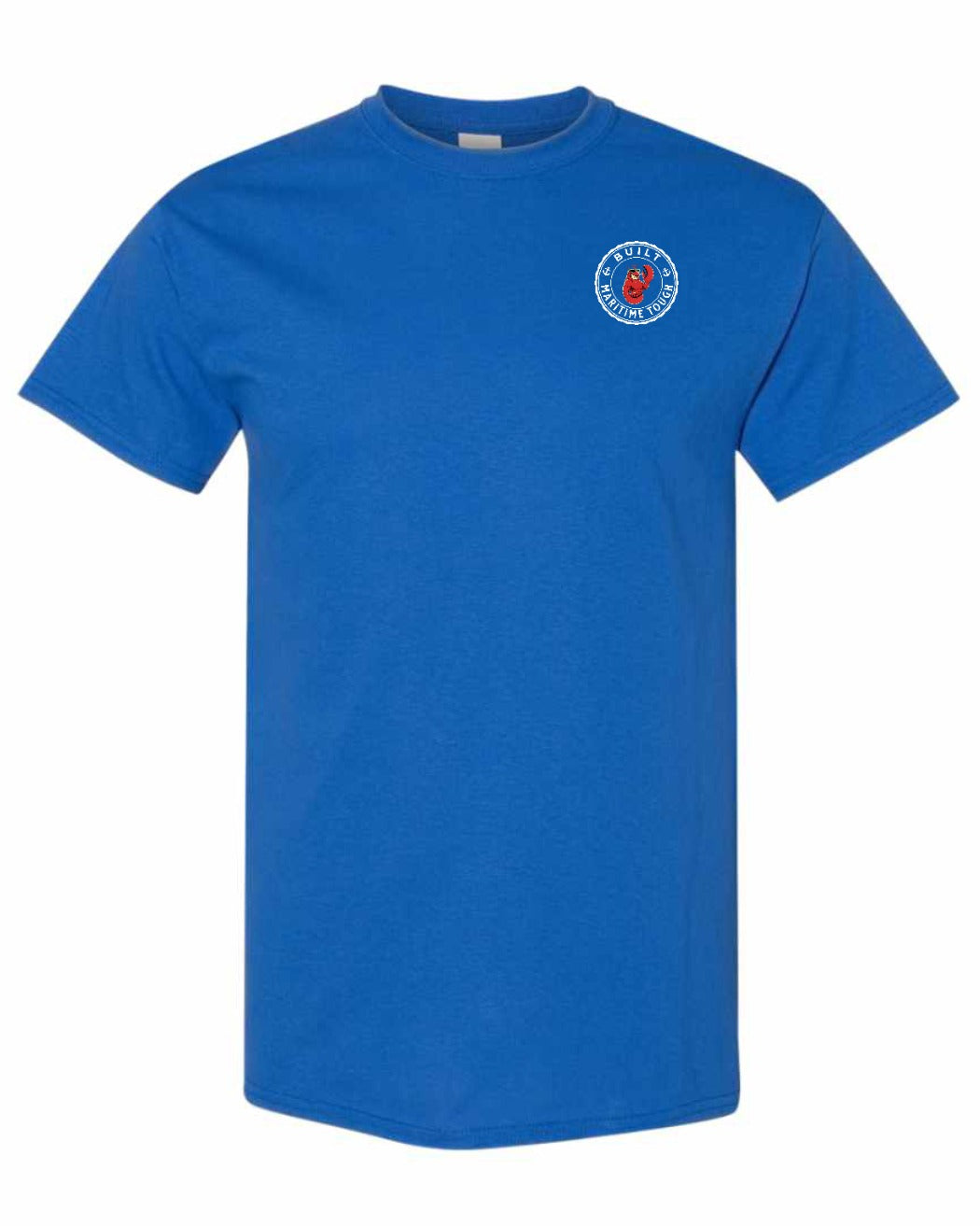 Built Maritime Tough Lobster Left Chest & Back Men's Tee