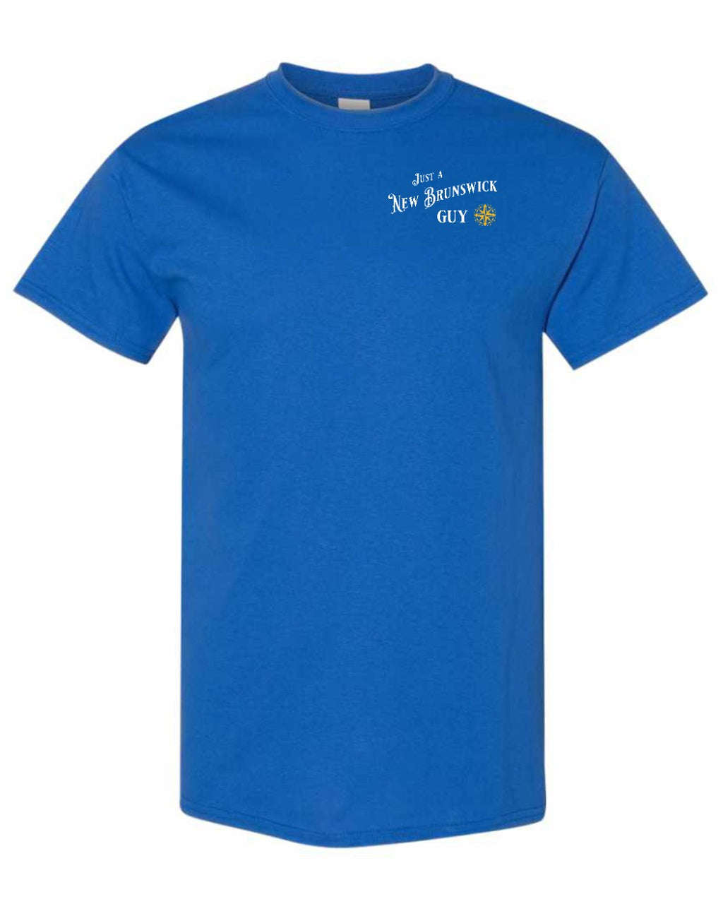 Just A NB Guy Yellow Compass Left Chest Men's Tee
