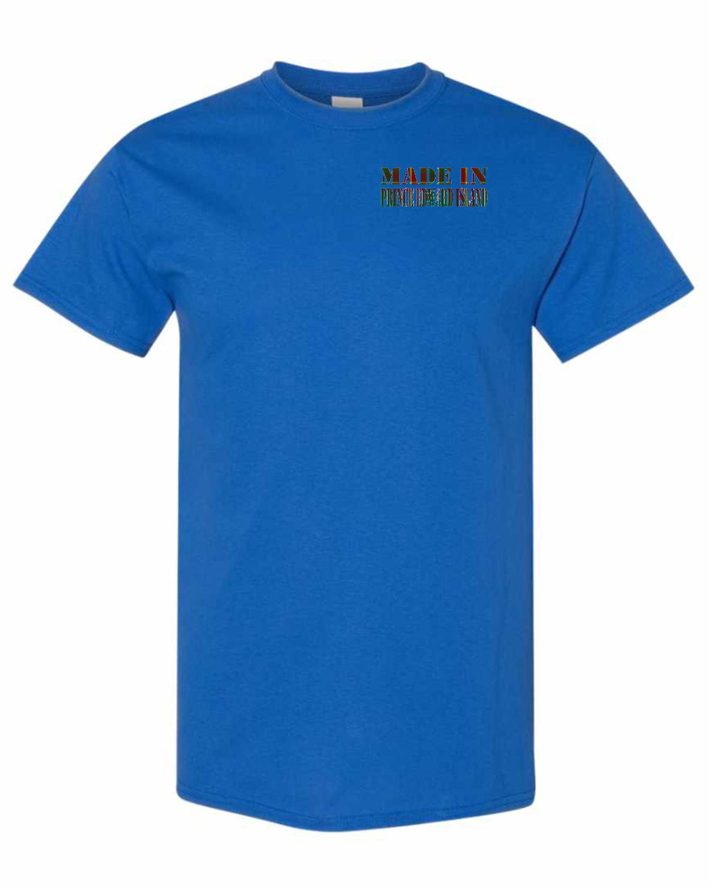 Made in PEI Tartan Left Chest Men's Tee