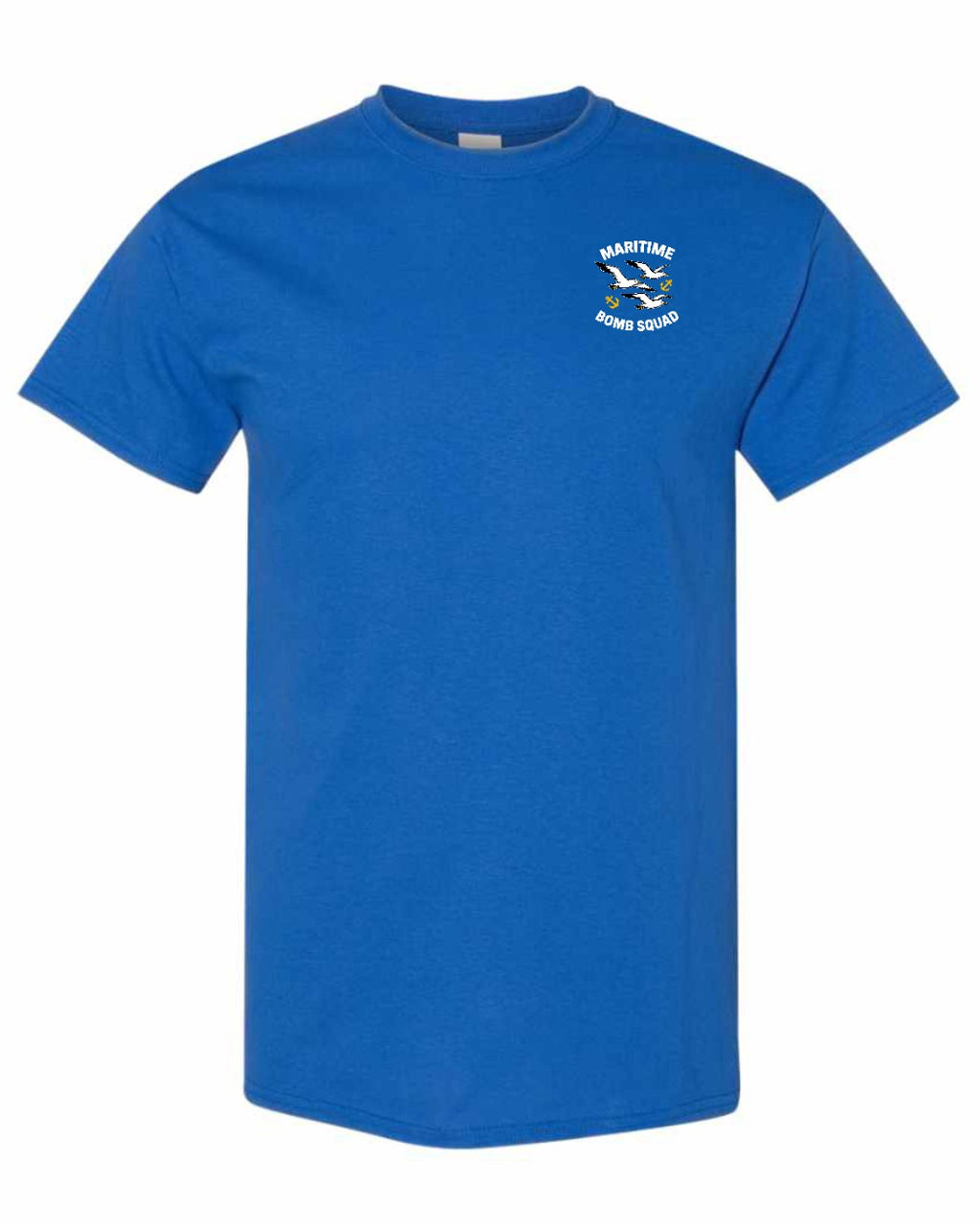 Maritime Bomb Squad Left Chest & Back Men's Tee