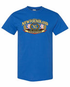Newfoundland Thing Badge Full Front Men's Tee in Royal