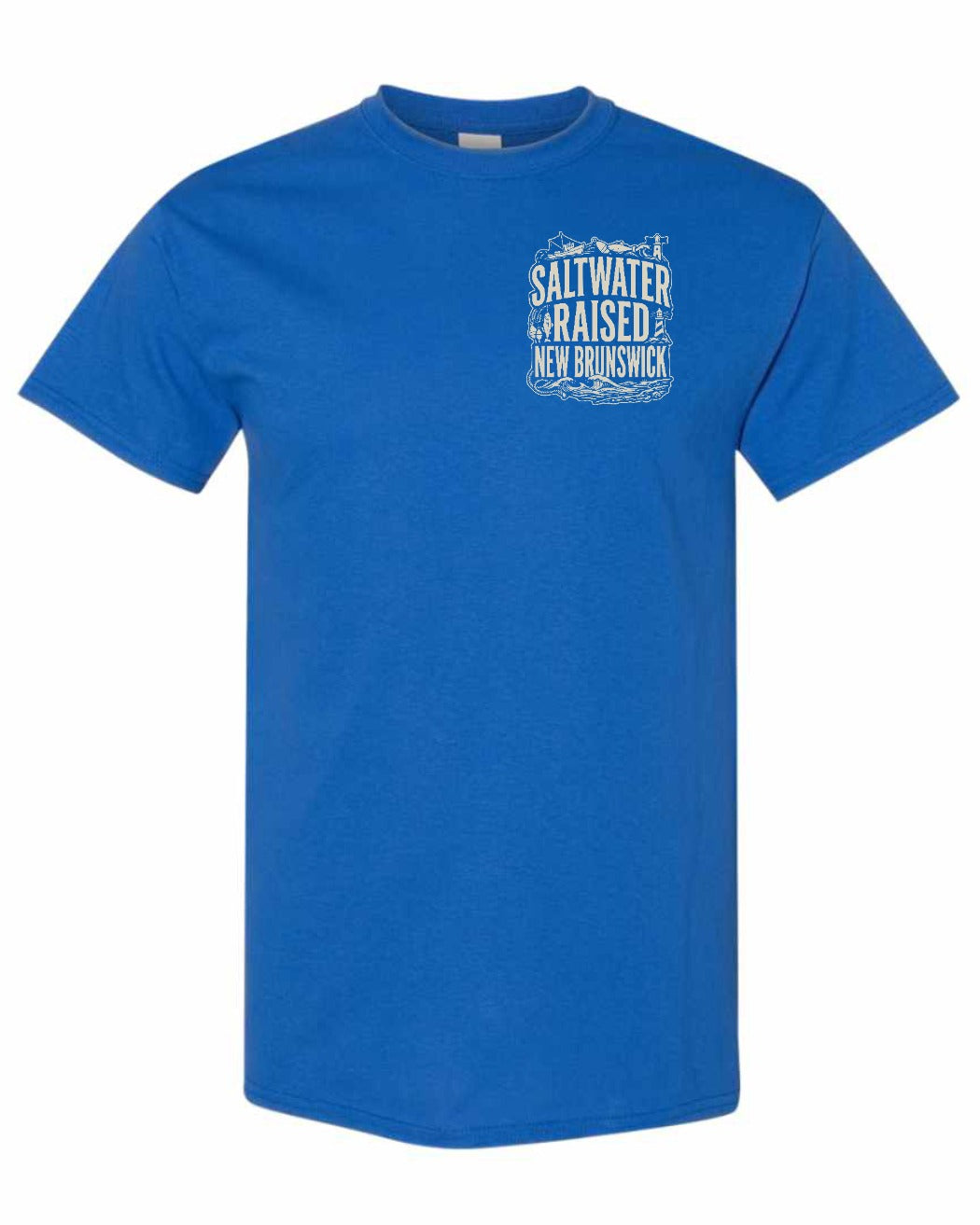 NB Saltwater Raised Folk Left Chest Men's Tee