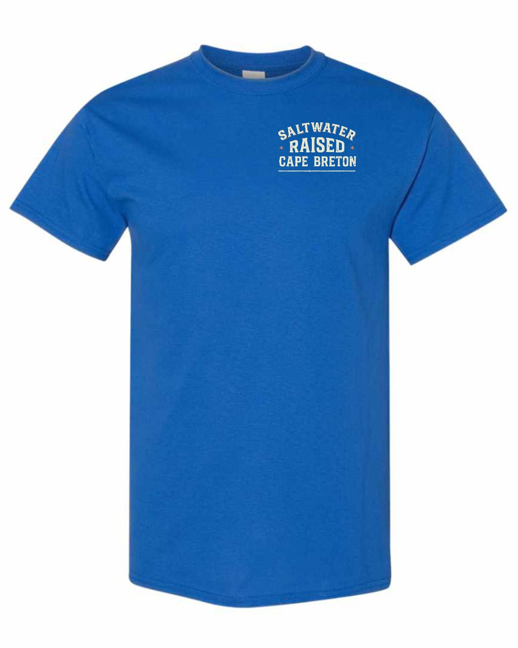 CB Saltwater Raised Sign Left Chest Men's Tee