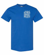 Saltwater Raised NS Folk Left Chest Men's Tee