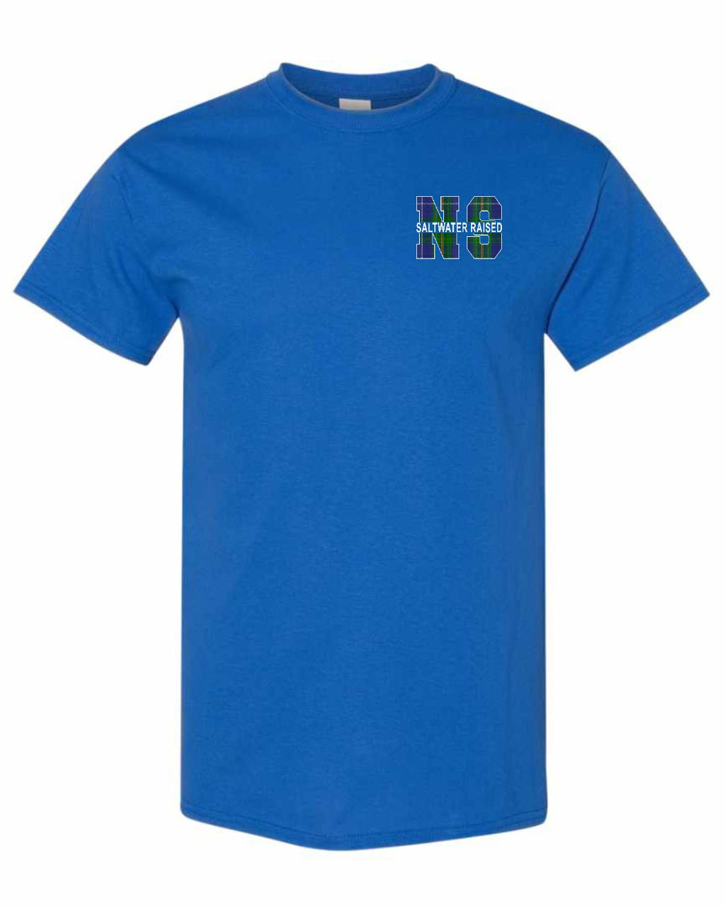 NS Saltwater Raised NS Left Chest and Back Men's tee