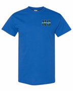 NS Saltwater Raised NS Left Chest and Back Men's tee