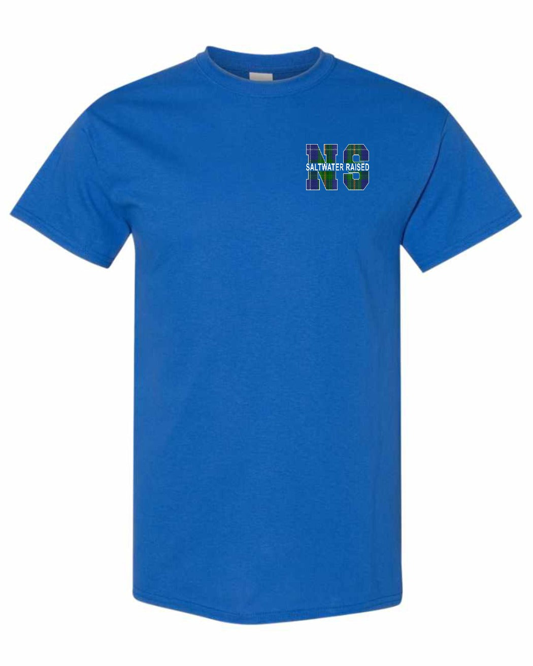 NS Saltwater Raised NS Left Chest and Back Men's tee