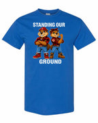 Standing Our Ground Full Front Men's Tee in Royal
