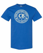 Work Hard Cb Men's Tee in Royal
