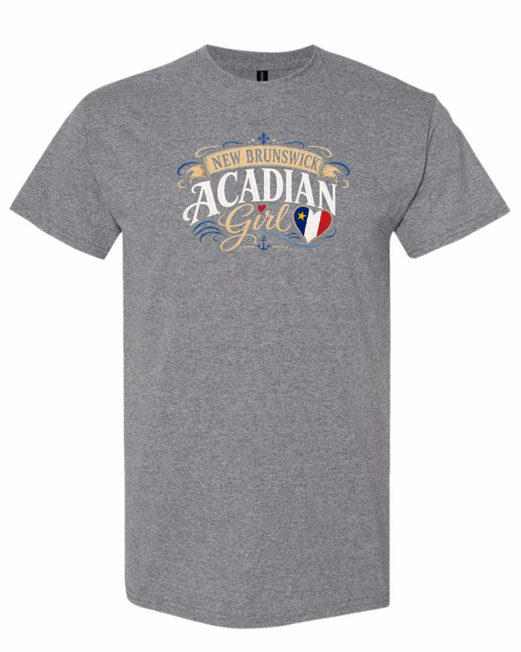 Nb Acadian Girl Garment Men's Tee in Graphite Heather