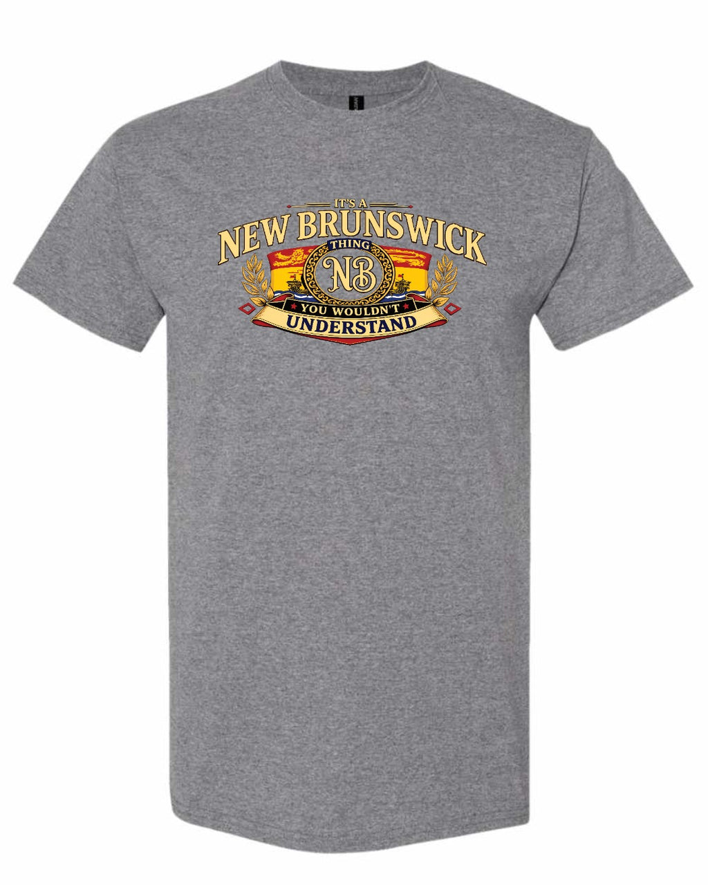 Nb Understand Full Front Men's Tee in Graphite Heather