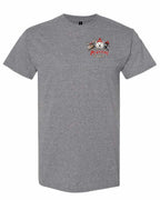 We Tried Nice New Left Chest and Back Men's Tee in Graphite Heather