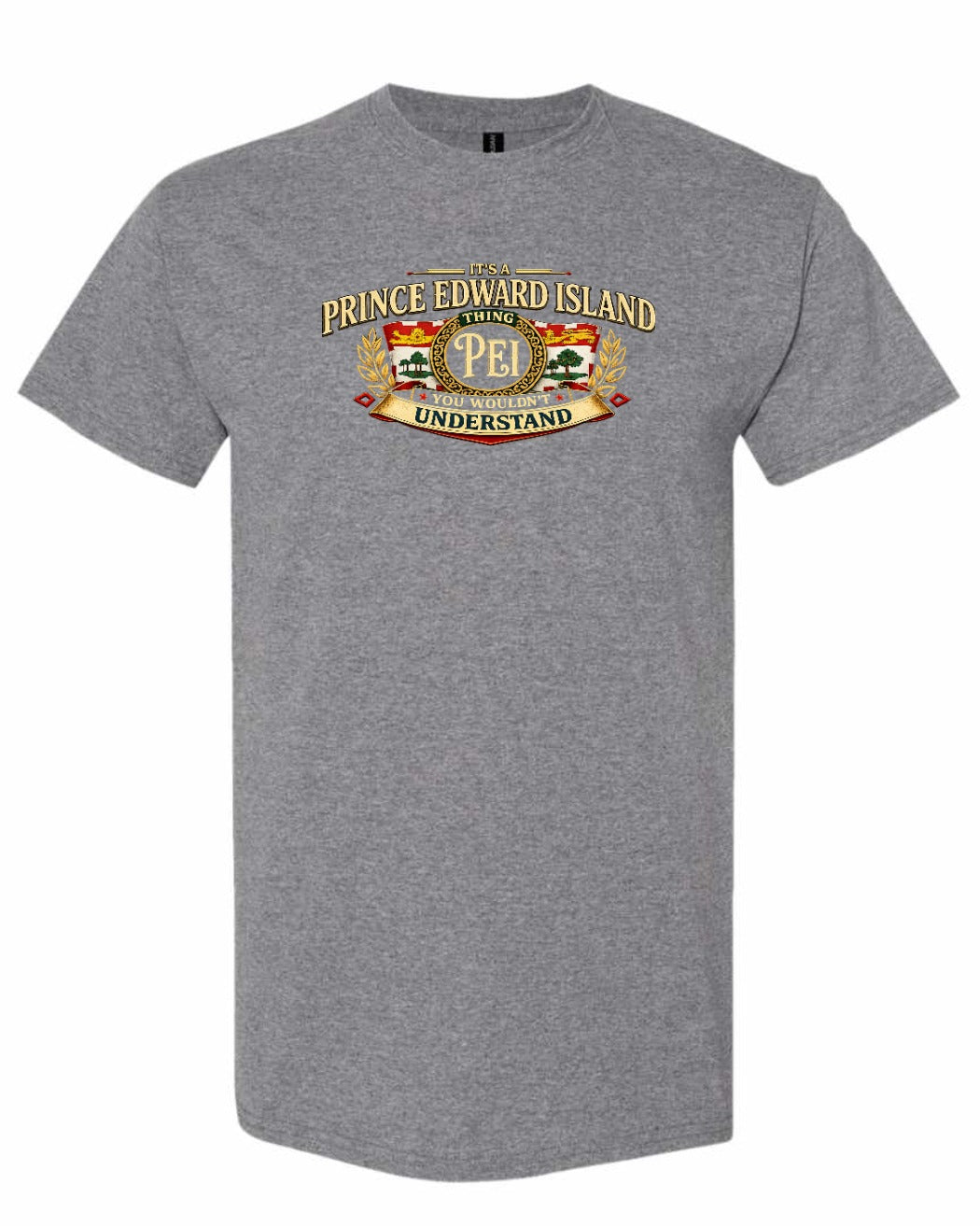 Pei Understand Men's Tee in Graphite Heather