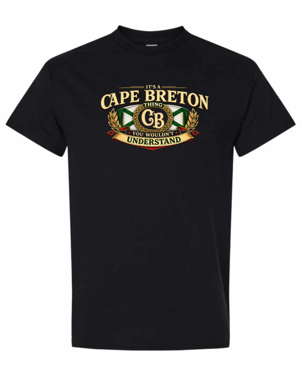Cb Understand Flag Men's Tee in Black