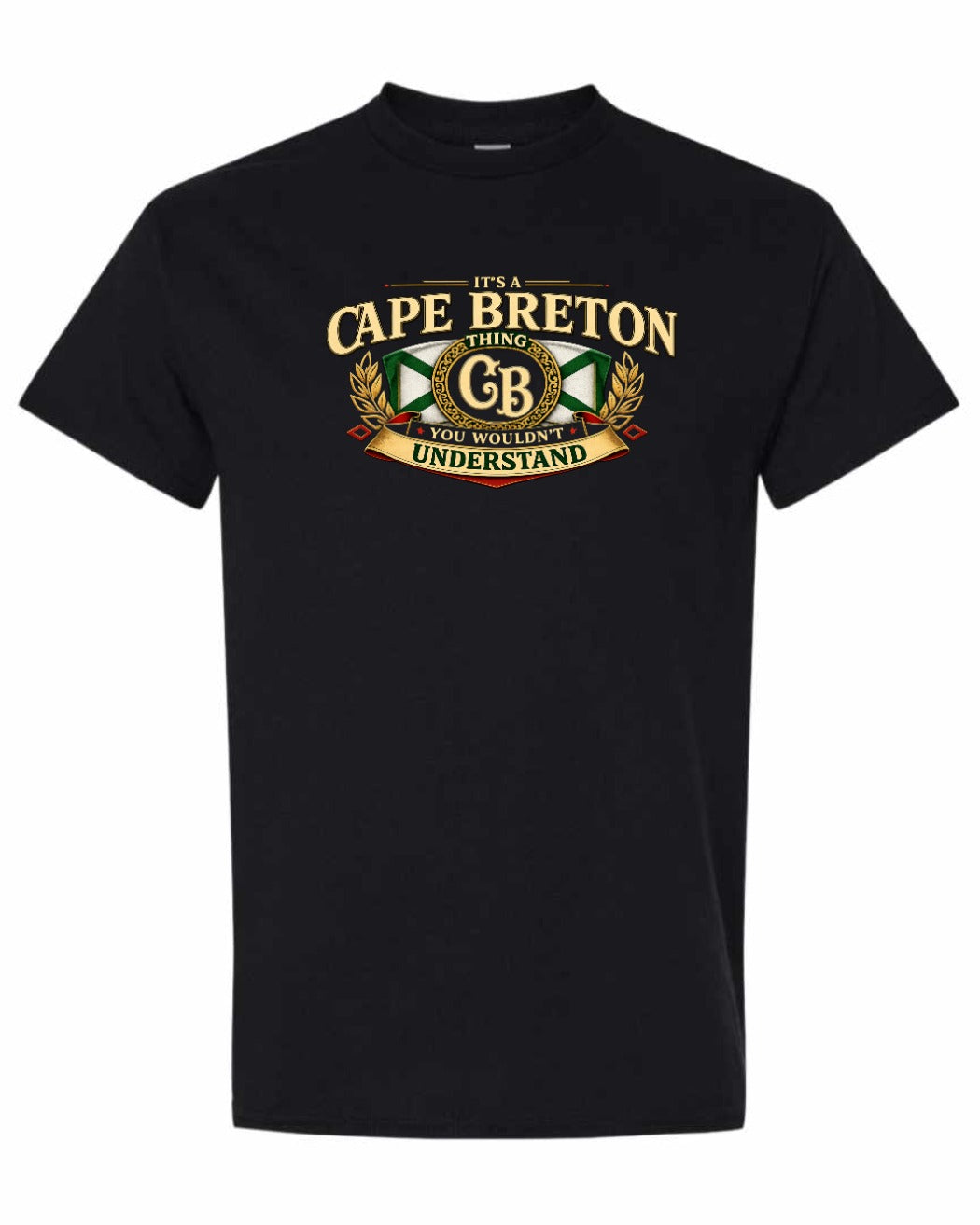 Cb Understand Flag Men's Tee in Black