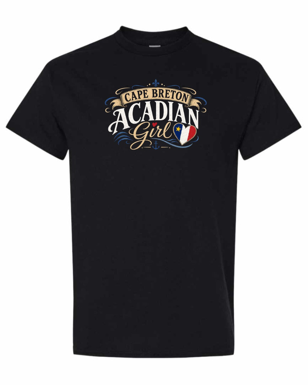 Cape Breton Girl Garment Men's Tee in Black
