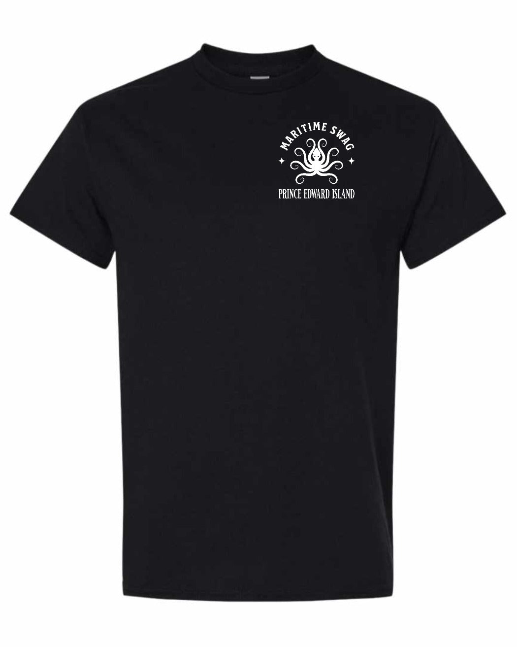 Maritime Swag PEI Octopus Left Chest Men's Tee