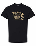 Muisic Will Continue Fiddle Men's Tee in Black