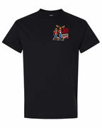 New Mean and Nasty Canadians Left Chest Men's Tee in Black