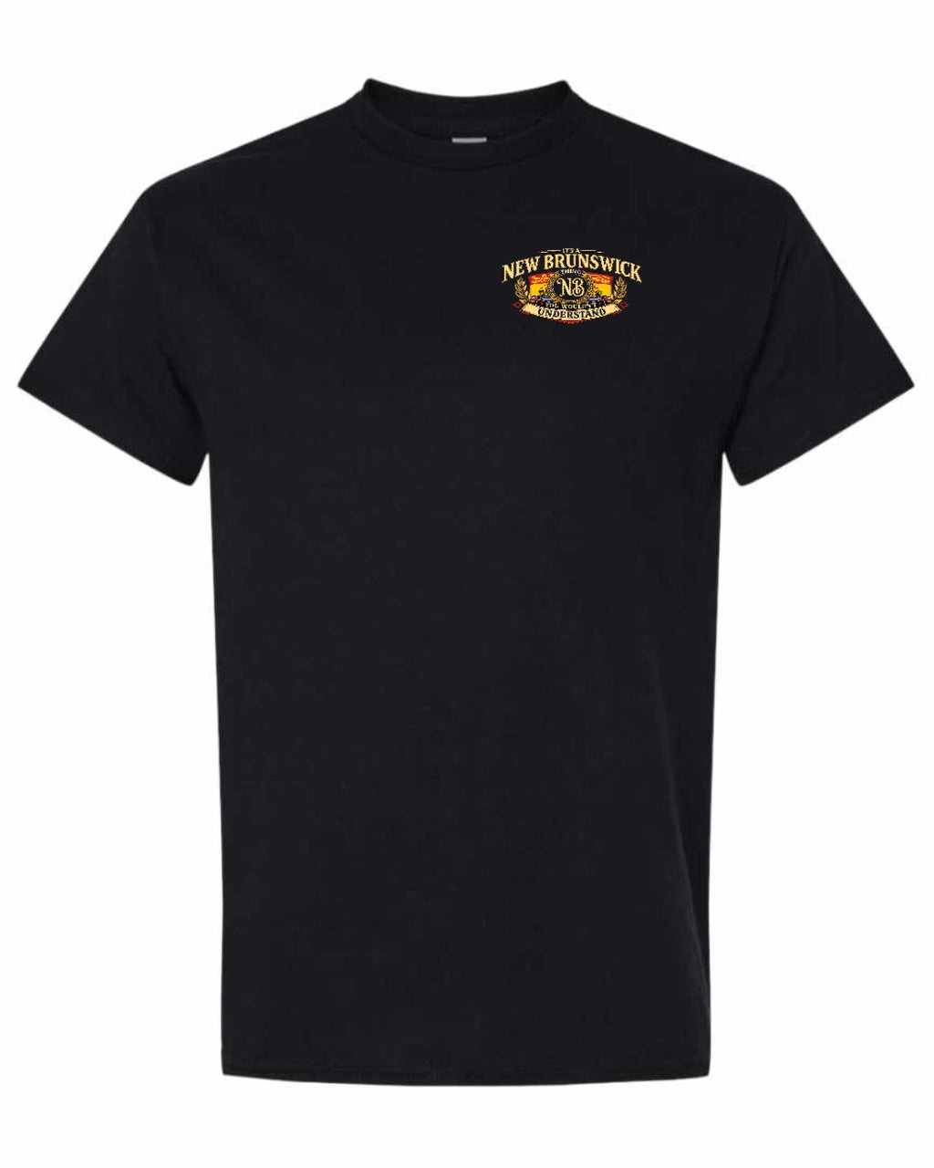 Nb Understand Left Chest and Back Men's Tee in Black