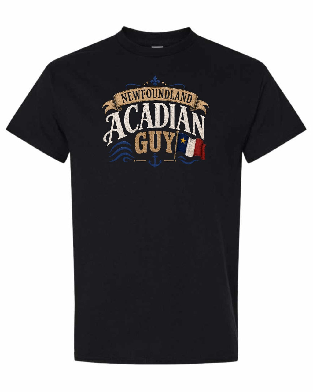 Newfoundland Guy Men's Tee in Black