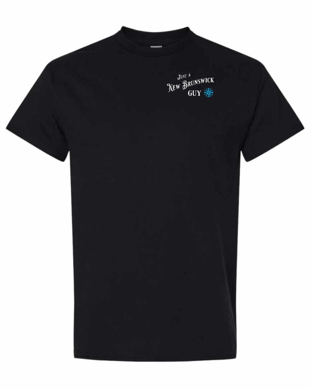 Just A NB Guy Blue Compass Left Chest Men's Tee