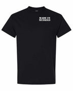 Made in PEI (White Lettering) Left Chest Men's Tee