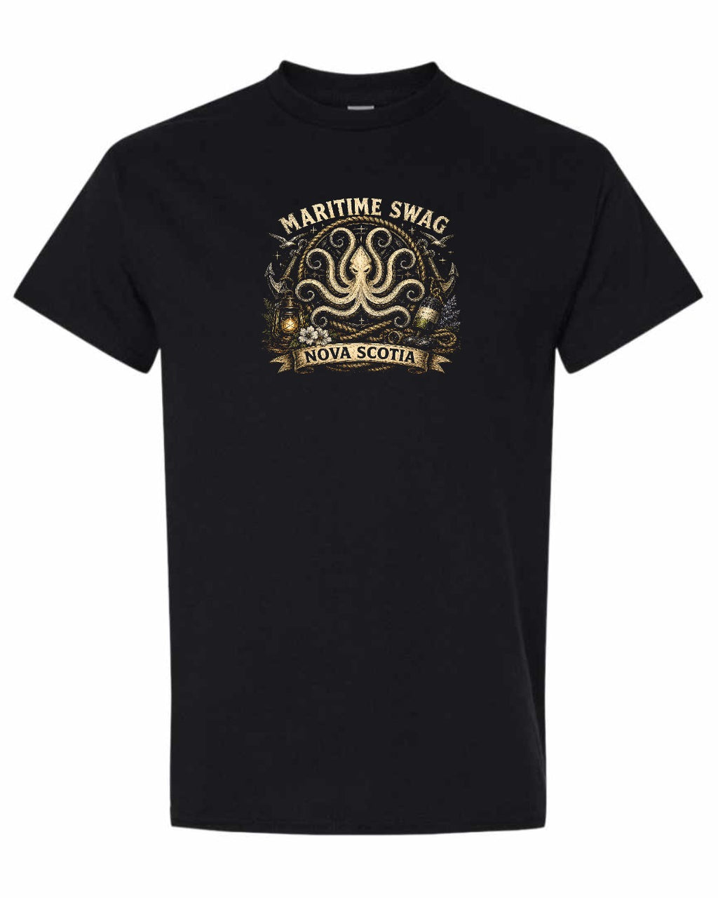 Ms Octopus Men's Tee in Black
