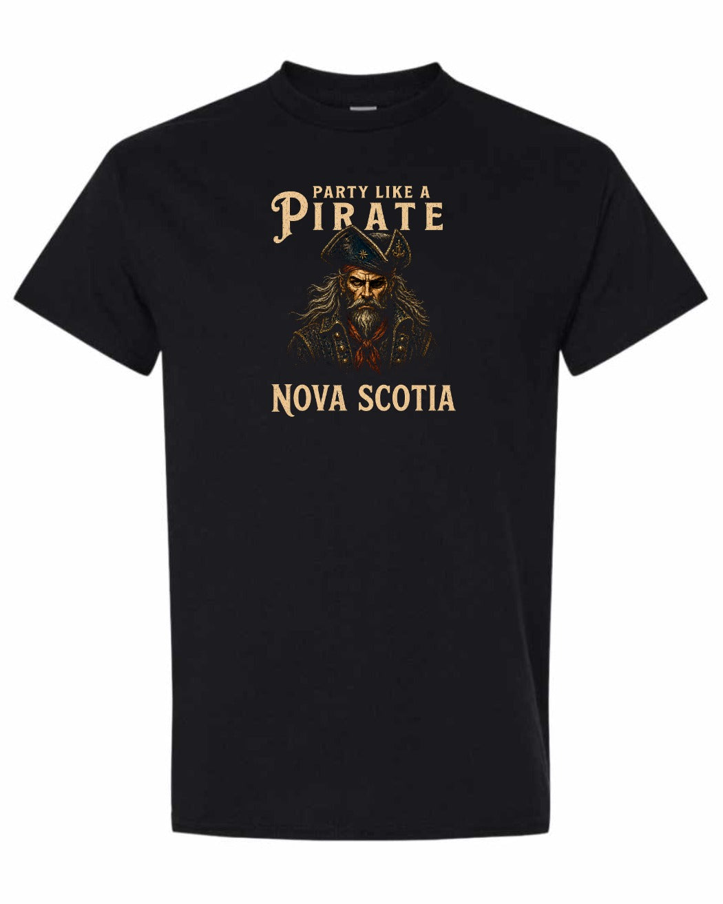 Party Like a Pirate Men's Tee in Black