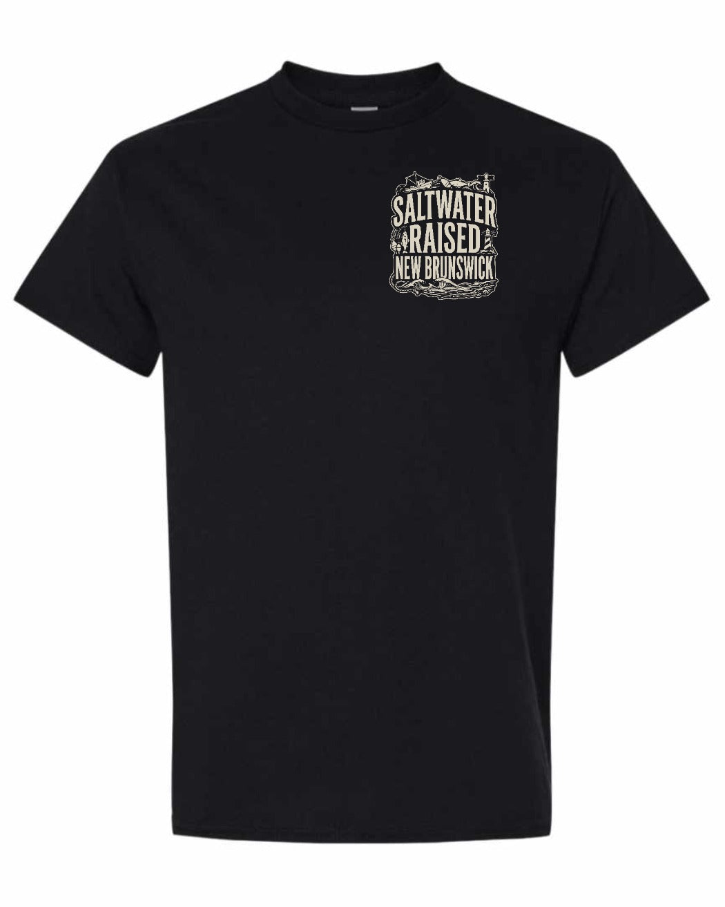 NB Saltwater Raised Folk Left Chest Men's Tee