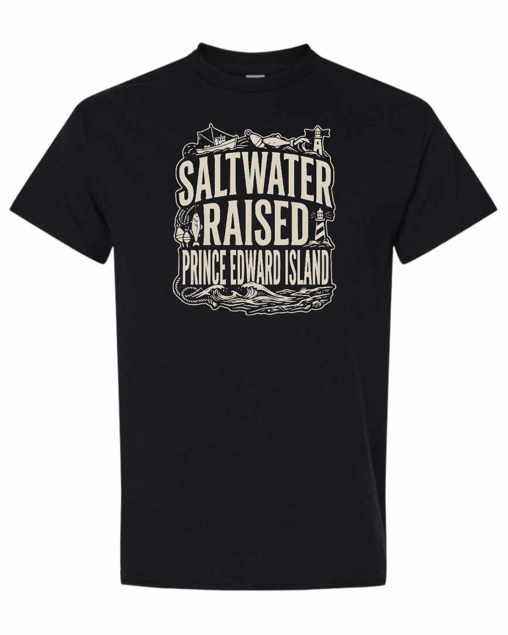 PEI Saltwater Raised Folk Men's Tee
