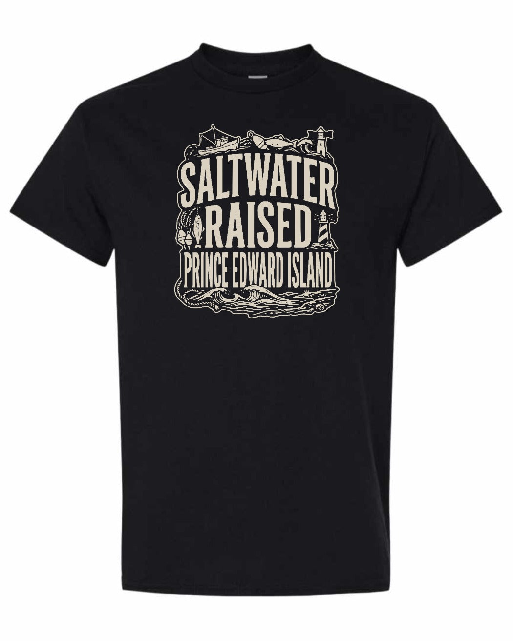 PEI Saltwater Raised Folk Men's Tee