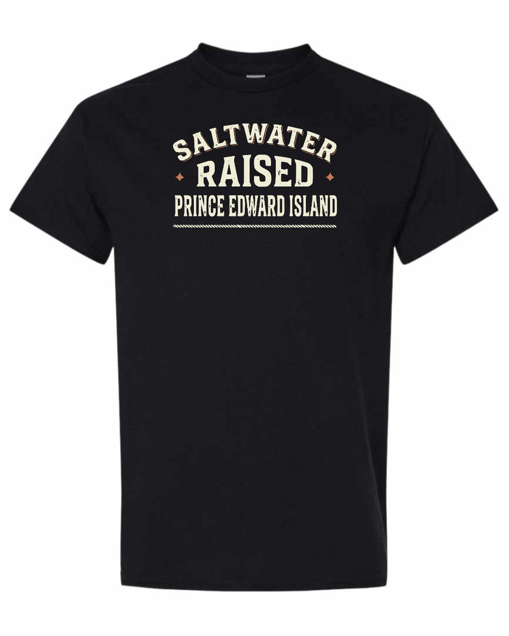 PEI Saltwater Raised Sign Men's Tee