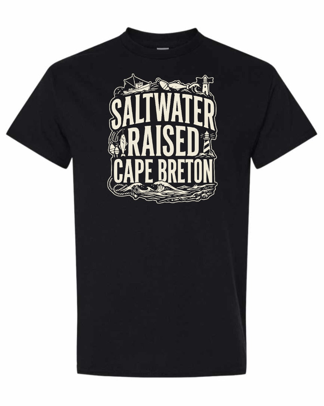 CB Saltwater Raised Folk Men's Tee
