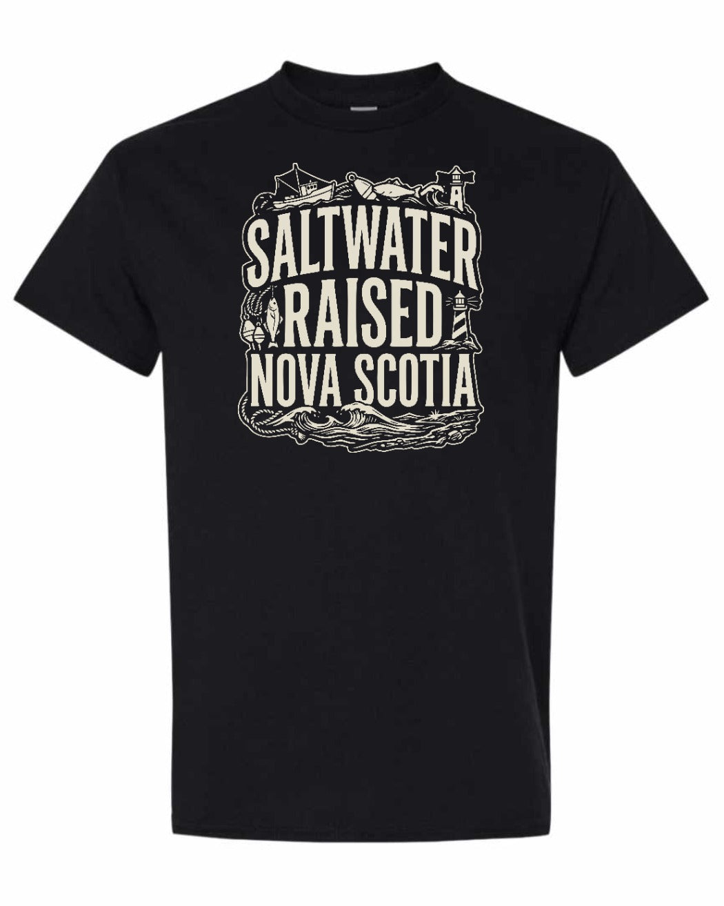 Saltwater Raised NS Folk Men's Tee