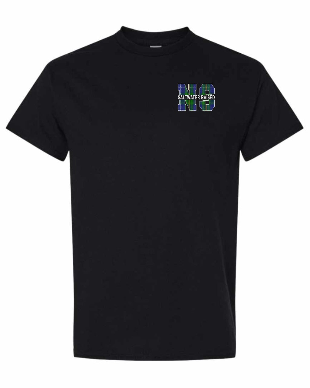 NS Saltwater Raised NS Left Chest and Back Men's tee