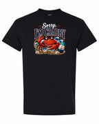 Sorry Im Crabby Men's Tee in Black