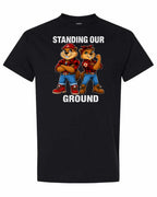 Standing Our Ground Full Front Men's Tee in Black