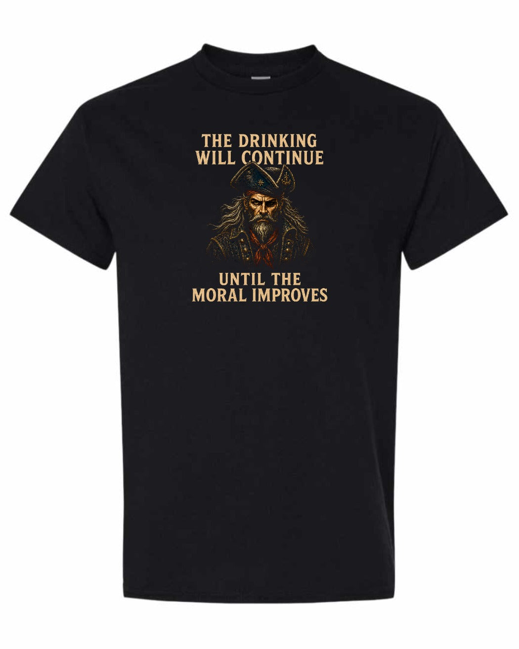 The Drinking Will Men's Tee in Black