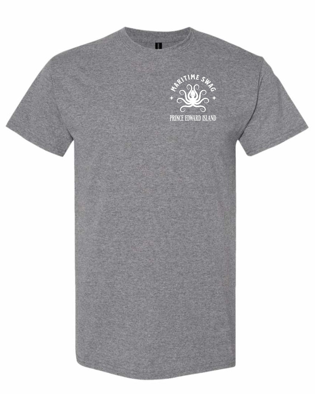 Maritime Swag PEI Octopus Left Chest Men's Tee
