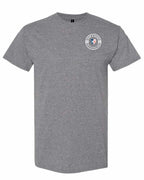Born and Raised NFLD Heart Flag Left Chest Men's Tee