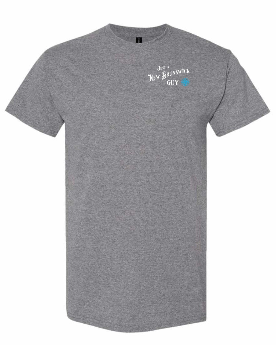 Just A NB Guy Blue Compass Left Chest Men's Tee