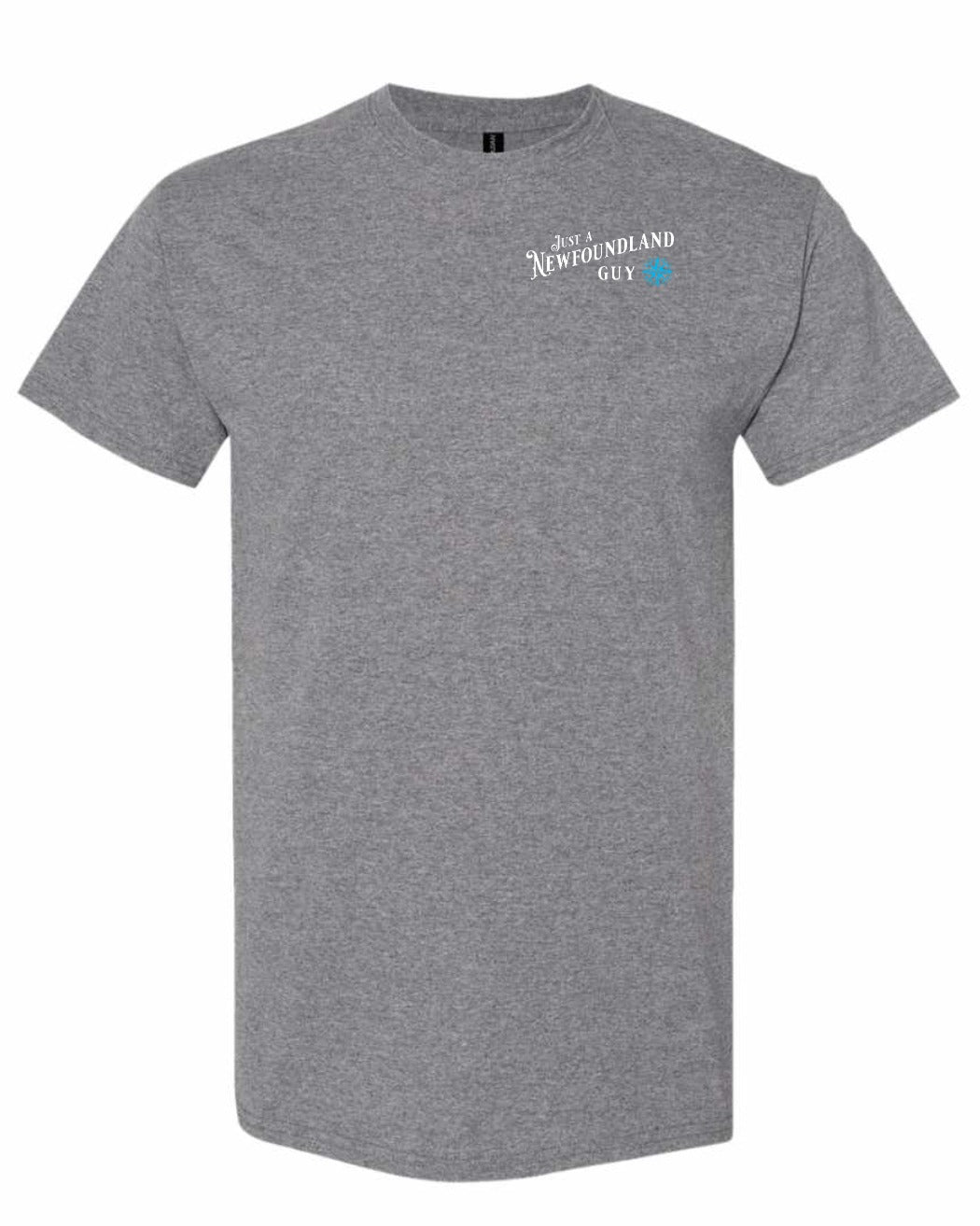 Just A NFLD Guy Blue Compass Left Chest Men's Tee