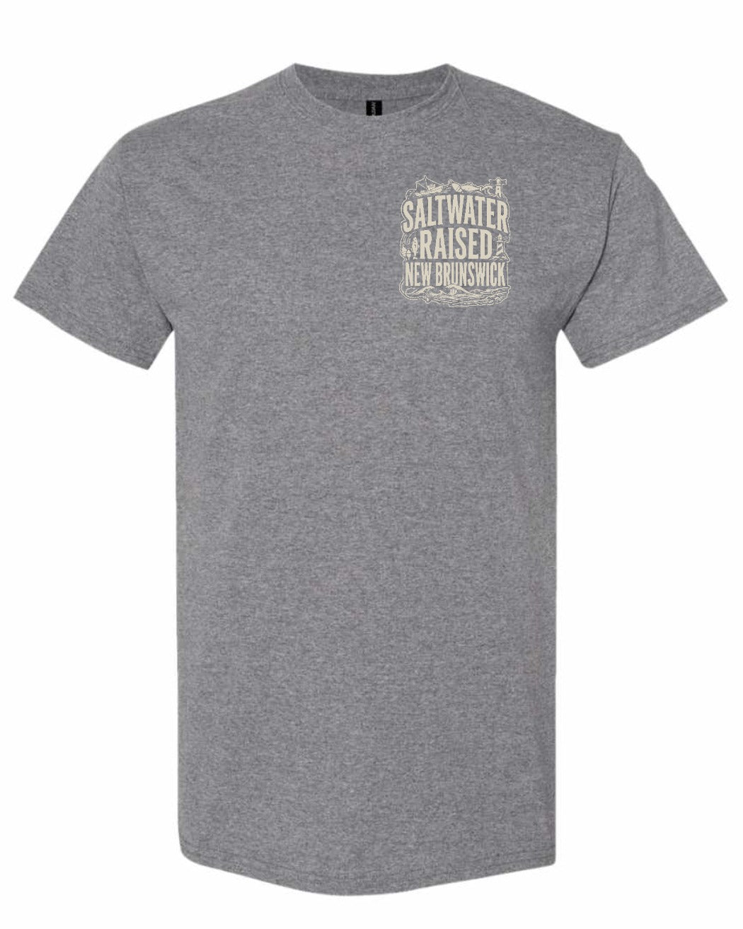 NB Saltwater Raised Folk Left Chest Men's Tee