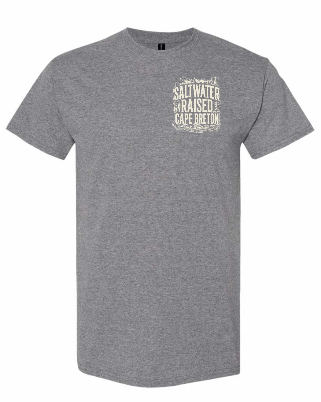 CB Saltwater Raised Folk Left Chest Men's Tee