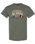 Nova Scotia Guy Men's Tee in Heather Military Green